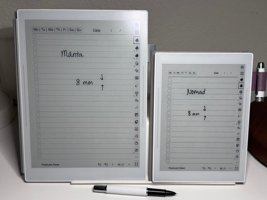 To Do lined full page checkboxes and date/day of the week. Supernote X2 Template for Nomad or Manta.